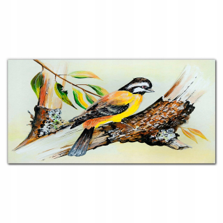 Obrázok s potlačou 120x60 vetvy Lets Lets Animal Bird