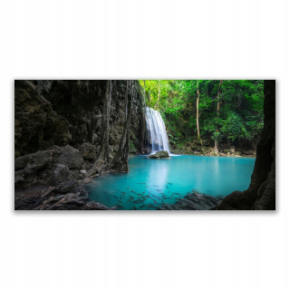 Obrázok s potlačou 140x70 Lake Waterfall Natura