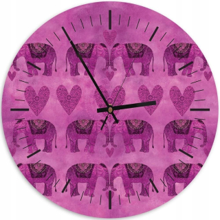 Obrázok s hodinovou textúrou v slone 60x60