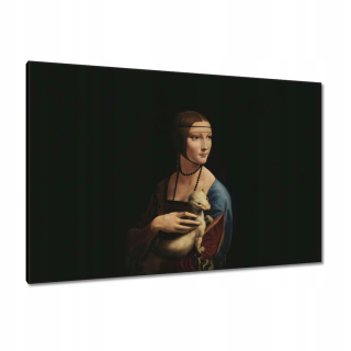 Obrazy 120x80 Lady s lasičkou Staph