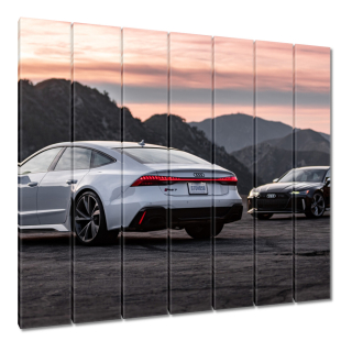 Obrázky 210x195 Biely Audi RS7 Audice