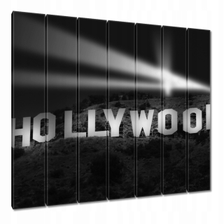 Obrazy 210x195 Hollywood - nápis