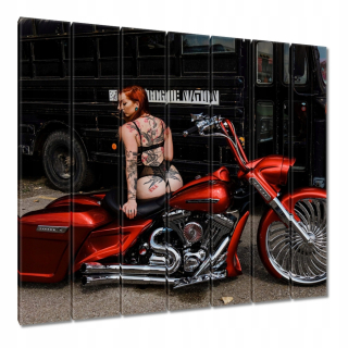Obrazy 210x195 Lady in Harley