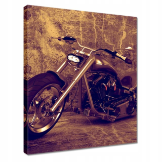 Obrázky 40x50 sépiových motocyklov