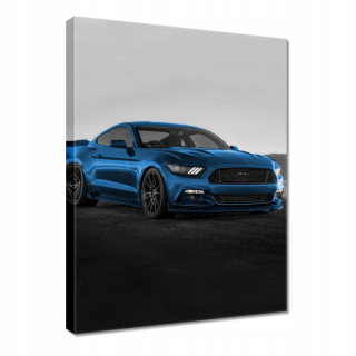 Obrázky 50x70 Blue Ford Mustang