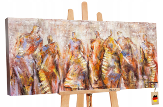 „Karneval“ akrylové maľby