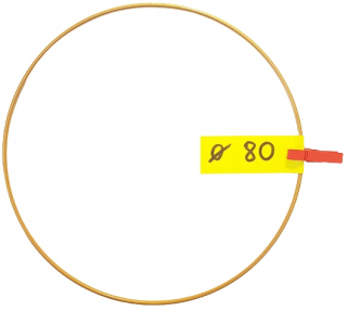 Metal Rim Golden Mat Ø80 - Dream Catcher