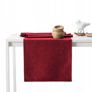 Behun na stol - Behúň odtiene červenej 80 x 30 cm