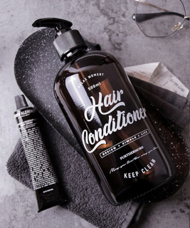 Dávkovač mydla - Kondicionér na vlasy 500 ml Boston sklenené fľaše na