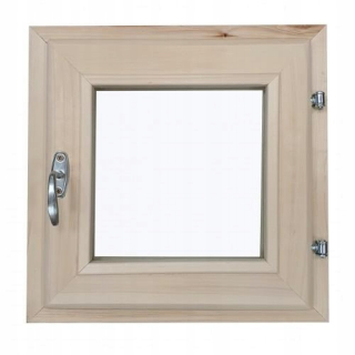 Okno sauny 50 cm*50 cm vápno