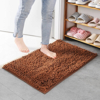 Vešiak - Približne 80x160 cm s veľkosťou kávy mäkké chenille rohože kúpanie