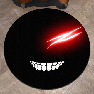 Kúpelňová predložka - Okrúhla podlahová rohož Alfombra Berserk clásica
