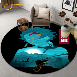 Kúpelňová predložka - Okrúhla podlahová rohož Alfombrillas con estampad