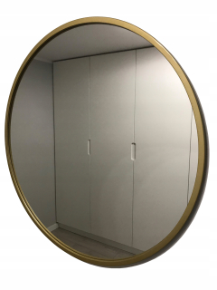 Zrkadlo Lawabo, nástenný nábytok, kruh, 800 x 800 mm