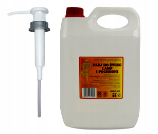 Plastový olej s 5 000 ml