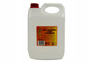 Olej na olejové žiarovky a plastpil 5000 ml pochodne