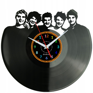 Hodiny - One Direction Nástenné hodiny Vinylová doska