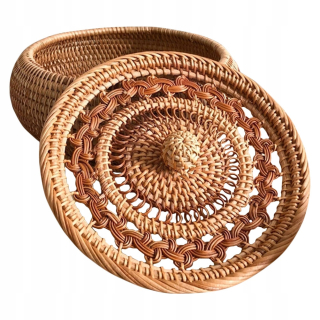 Kôš, košík - Rattan Design Candy Storage Ručne vyrábaný kôš