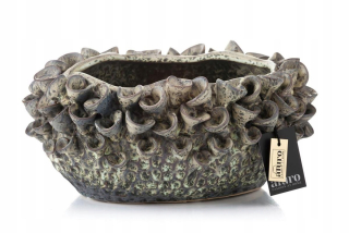 Kryt 12 x 28 cm šedá keramika