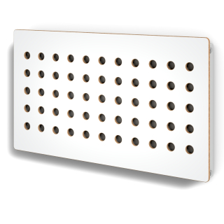 Kryt chladiča MDF 109 x 68 cm biely