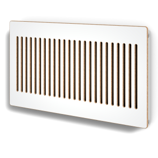 Kryt radiátora MDF 119 x 68 cm biely
