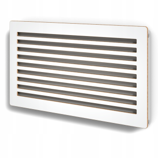 Kryt chladiča MDF 139 x 68 cm biely