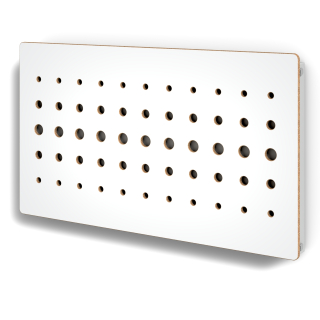 Kryt chladiča MDF 69 x 68 cm biely