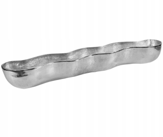 Kryt 15 x 120 cm strieborný plast