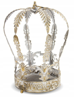 Stojan na kvety - Valcový kvetinový záhon Lantern Crown dekoratívna klietka Z75