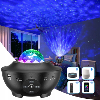Osvetlenie pre deti LED projektorová lampa