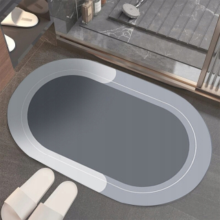 Kúpelňová predložka - Oválny kúpeľ Mat-006 super absorbentná rohož pre k