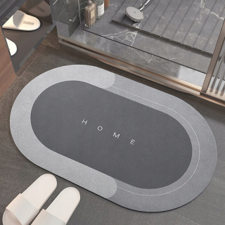 Kúpelňová predložka - Oval Bath Mat-Home Super Absorpent Mat D