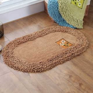 Oval-Rear-Brown Style asi 50x80 cm jednoduchý dy