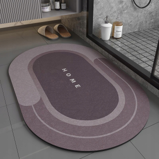 Oval Purple Style 50x80cm Diatomaceous bahen studen