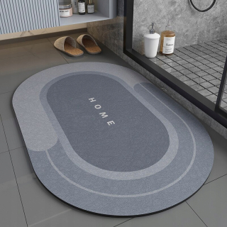 Oval Blue Style 50x80cm Diatomaceous bahen studen