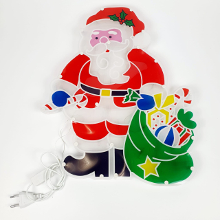 Dekorácia na okno - Dekorácia viedla Santa Claus