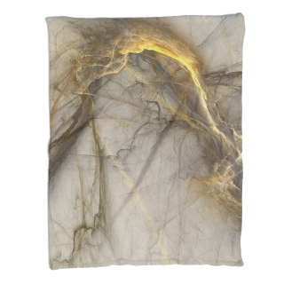Prikrývka na posteľ - Tkanina polyesterovej prikrývky 150 x 200 cm odtiene šedej