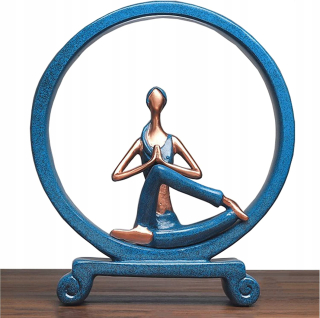 Dekorácie - Ywica Yoga Girl Figury Yoga bohyňa