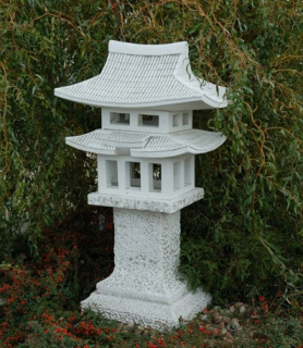 Lampáš, svietník - Pagoda Japonská postava lampa betónu 206.002