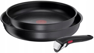 Súprava panvíc - Sada panvíc Tefal Ingenio Daily Chef L7629553, čierna, 3 kusy