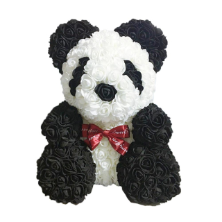 PANDA S RUŽAMI ROSE ROSE BEAR DARČEK ROSE VÝROČIE
