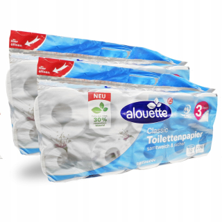 Toaletný papier - Toaletný papier aouette 20 vrstvené valčeky