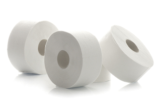 Toaletný papier - Biely toaletný papier Jumbo celulóza 2Warstwi A12