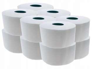 Toaletný papier - Jumbo toaletný papier celulóza pre podávač 12 ks