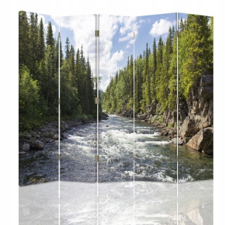 Mier Screen Feby River v lese 180 x 180 cm