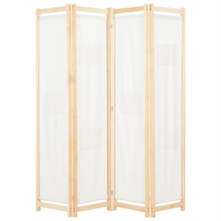 Vidaxl obrazovka 160x170 cm krém