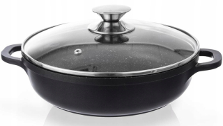 Wok panvica - Hlboká panvica 28 s wok indukčné krytom