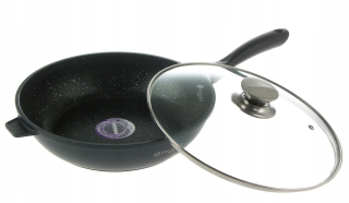 Panvica - Hlboká mramoru panvica 24cm indukcia 7515