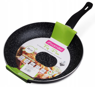Panvica - ŽULOVÁ PANNA 28 CM KAMILLE INDUKCIA
