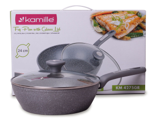 Panvica - Žula francúzska hlboká 24 cm indukcia Kamille